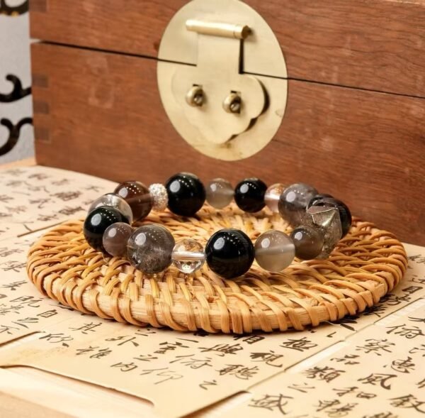 超七黑月光好药师s925手串 - Image 2